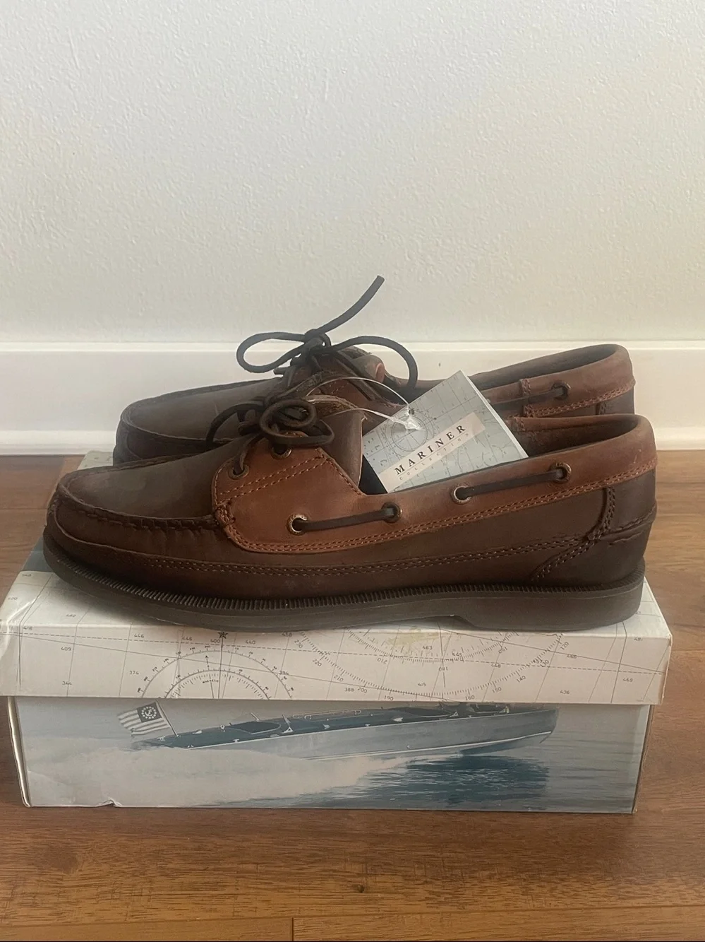 NWT Sperry Men’s Get Wet Brown Top Sider Loafers Size 9M
